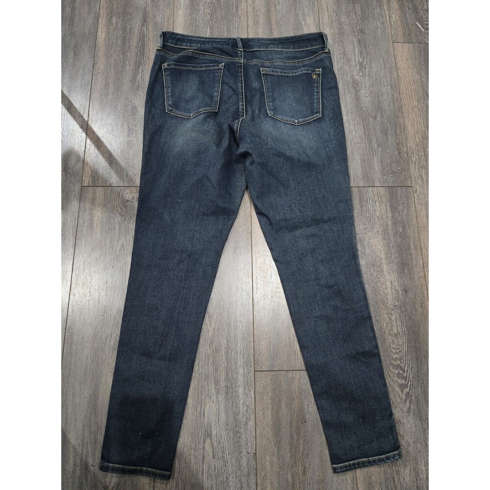 Jessica Simpson Kiss Me Super Skinny Dark Wash Stretch Jeans Womens 12/31 - Picture 4 of 5
